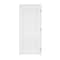 Trimlite 36"x80"x13/8" Primed 2Panel Interior Flat Panel Door Ovolo Bead 71/4" LH Prehung Door Black Hinges 3068pri8082LH1D714 - alternate 1